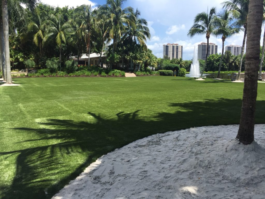 Artificial Grass in Florida in a commercial property