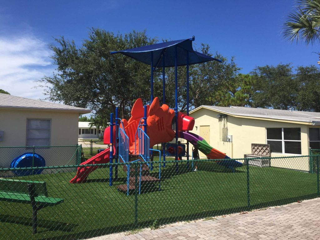 Artificial Turf in Fort Lauderdale covering a playground