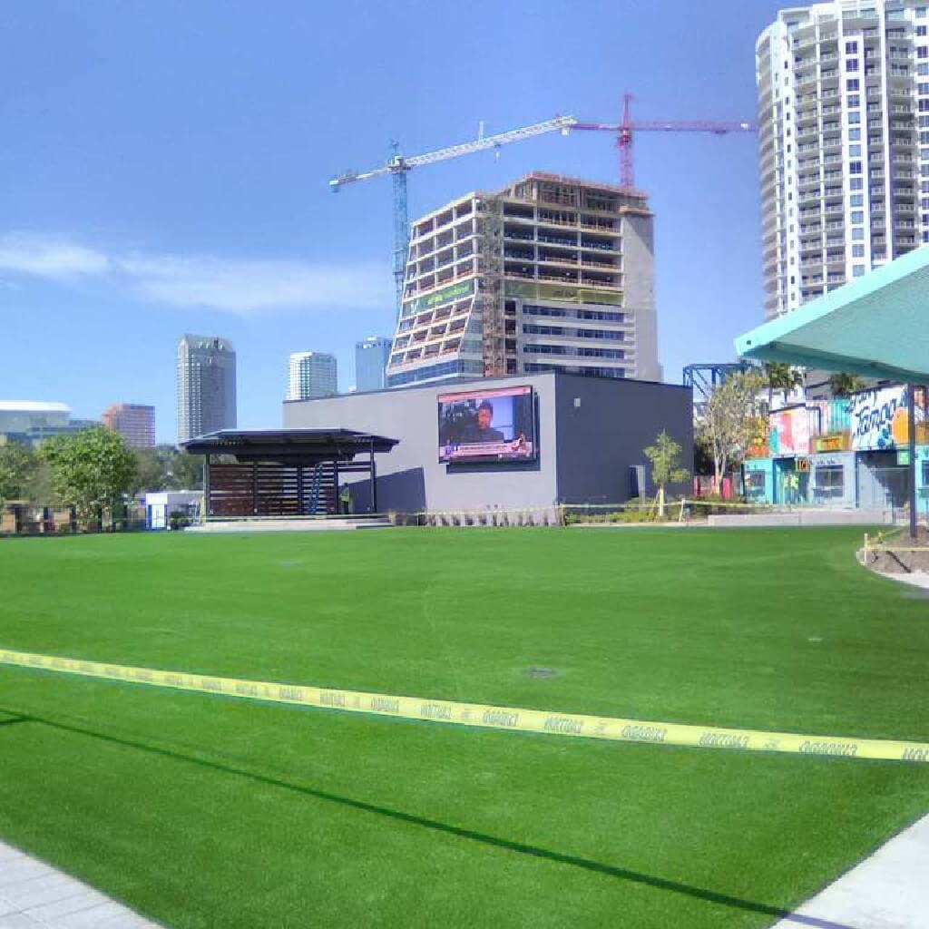 Artificial Grass in Sarasota in commercial property