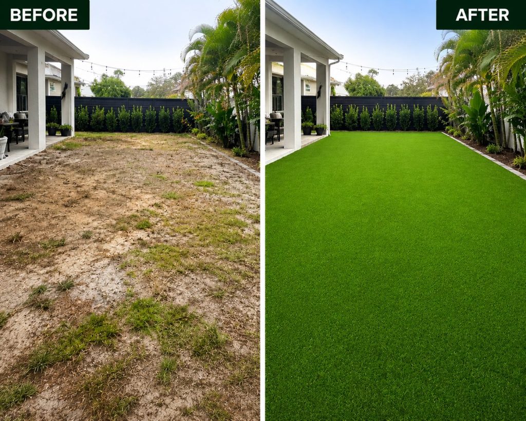 turf installation Tampa